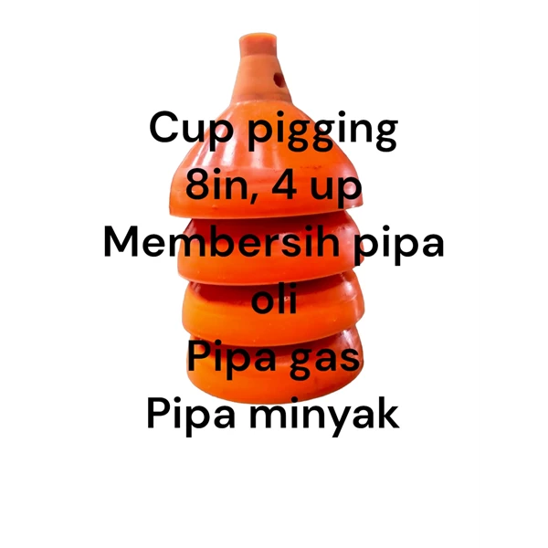 Cup Pigging Pembersih Pipa Gas Minyak oli
