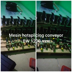 Hot splicing belt conveyor